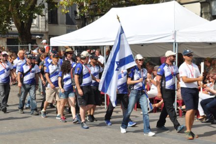 Eröffnungsfeier IPSC WM Kurzwaffe 2017 Team Israel bei der Eröffnungsfeier der IPSC WM 2017