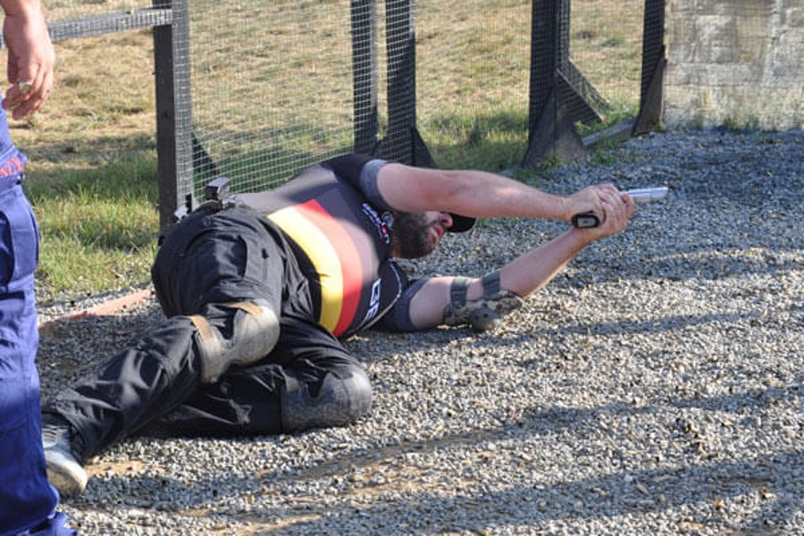 5. und 6. Match-Tag der IPSC WM Kurzwaffe 2017 Liegende Schießposition