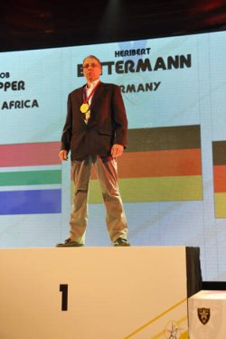 Siegerehrung der IPSC WM 2017 Heribert Bettermann bei der IPSC WM 2017