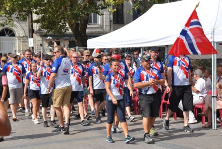 Eröffnungsfeier IPSC WM Kurzwaffe 2017 Team Norwegen der IPSC WM Kurzwaffe 2017