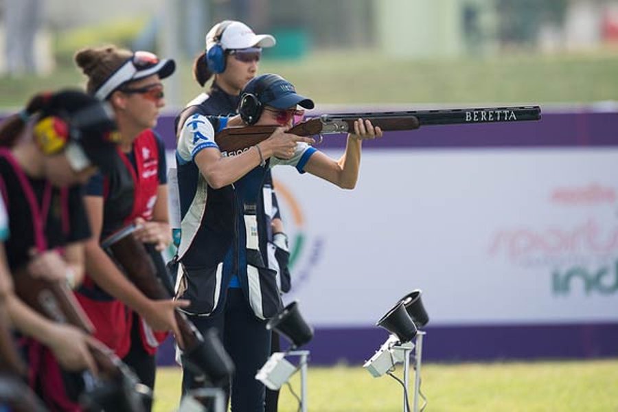 ISSF Regeländerung im Schießsport Trap Mixed Team Italien beim ISSF World Cup 2017