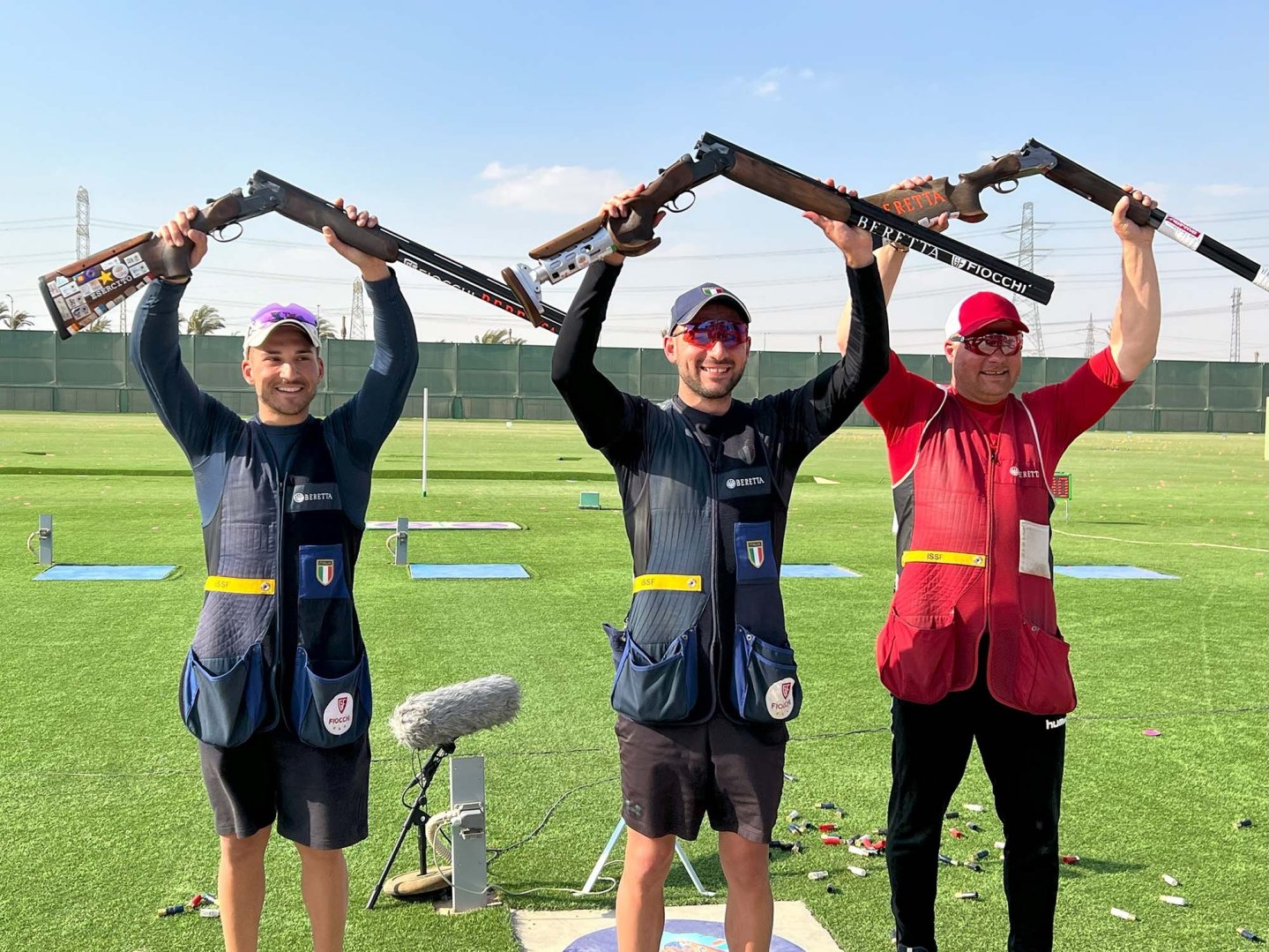 Flinten-Weltcup 2023 der ISSF in Ägypten: Nadine Messerschmidt holt Bronze im Skeet Sieger Skeet bei den Männern.