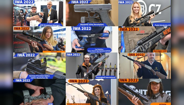 iwa: IWA 2022: Über 40 Videos von der Messe im Überblick – Neuheiten zu Kurz- und Langwaffen, Optik und Zubehör
