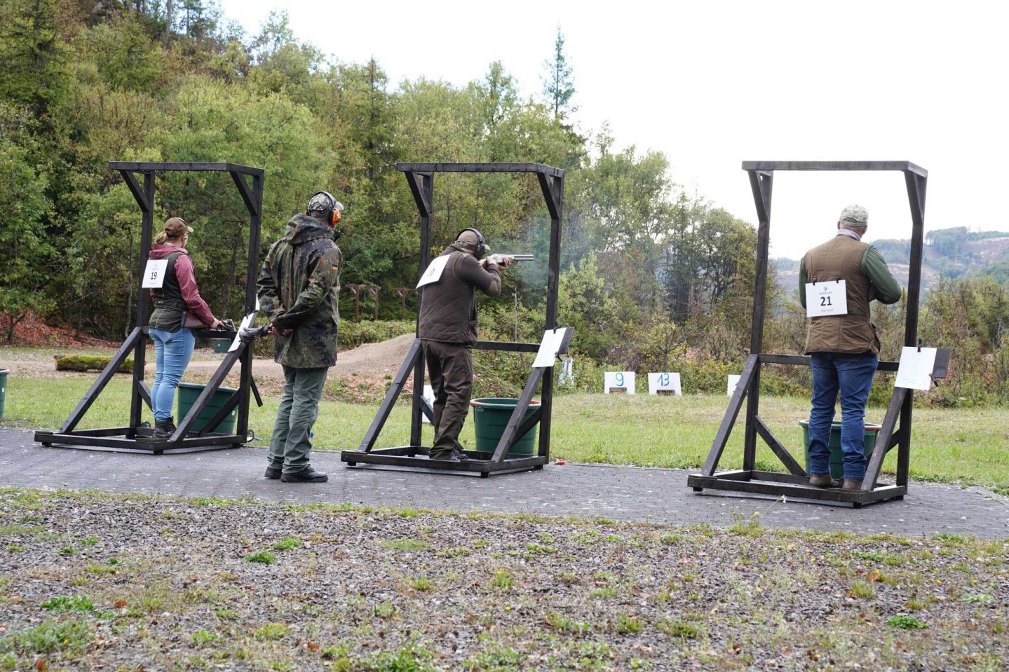 Beim Krieghoff Clay Cup 2022 wurde Jagdparcours geschossen.