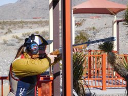 Krieghoff Sportflinte Cory Cogdell im Wettbewerb
