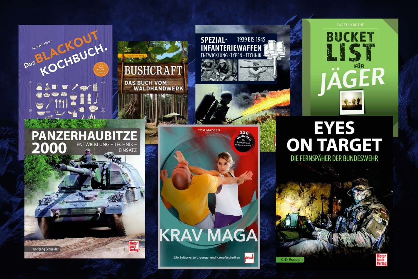 Neue Bücher aus dem VS Medien-Shop: Fachliteratur und Geschenktipps zu Waffen, Militär und Outdoor Bücherecke Auswahl