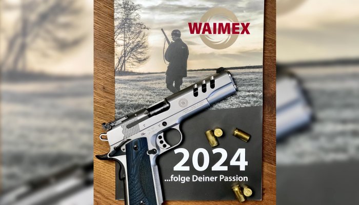 waimex: Der neue WAIMEX Katalog für 2024 ist da: Das gesamte Angebot für Sportschützen, Jäger und Behörden