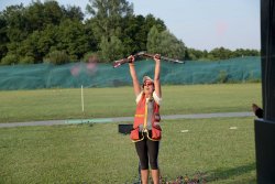 Vor Ort: Olympia 2016 Christine Wenzel beim Siegesjubel