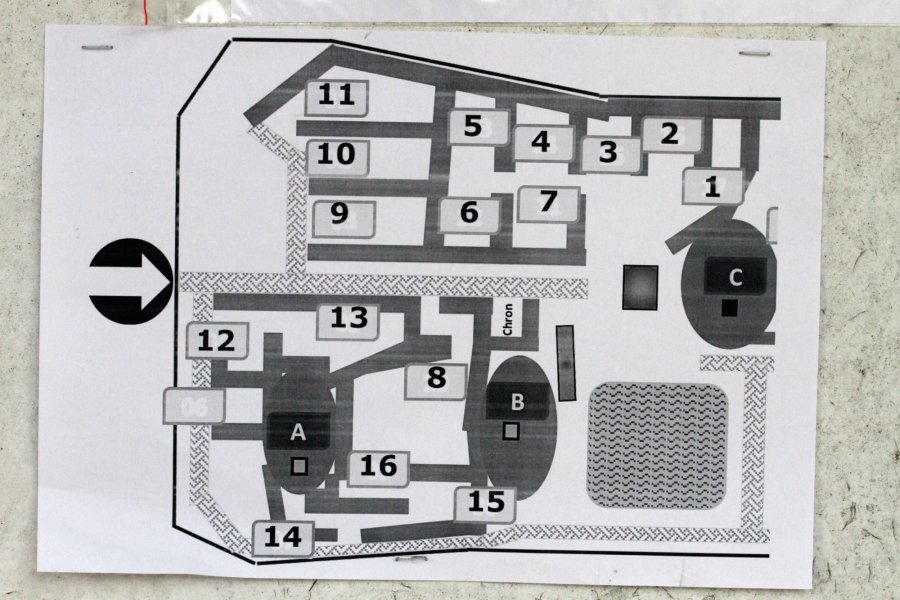 Neue Schießanlage in Polen: Vor Ort auf dem neuen Schießstand Wiechlice Übersichtkarte der neuen Schießanlge.