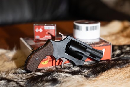 Schreckschussrevolver Weihrauch HW 37 im Kaliber 9 mm R.K.  Der Weihrauch HW 37 im Kaliber 9 mm R.K..