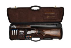 SHOT Show 2023 – die wichtigsten Neuheiten vom dritten Tag der weltgrößten Waffenmesse in Las Vegas Beretta 687 EELL Diamond Pigeon im Koffer.