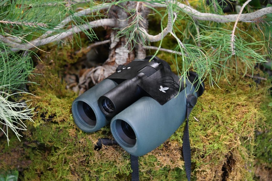 Das neue SWAROWSKI OPTIK AX Visio 10x32 auf der SHOT Show 2024.