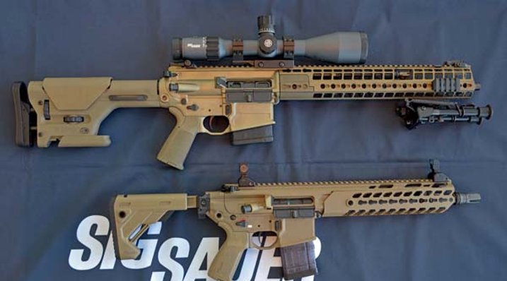 SIG Sauer 716 G2 DMR und Sturmgewehr MCX im Vergleich