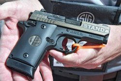 SIG Sauer Range Day 2018 Pistole SIG Sauer P938 Stand