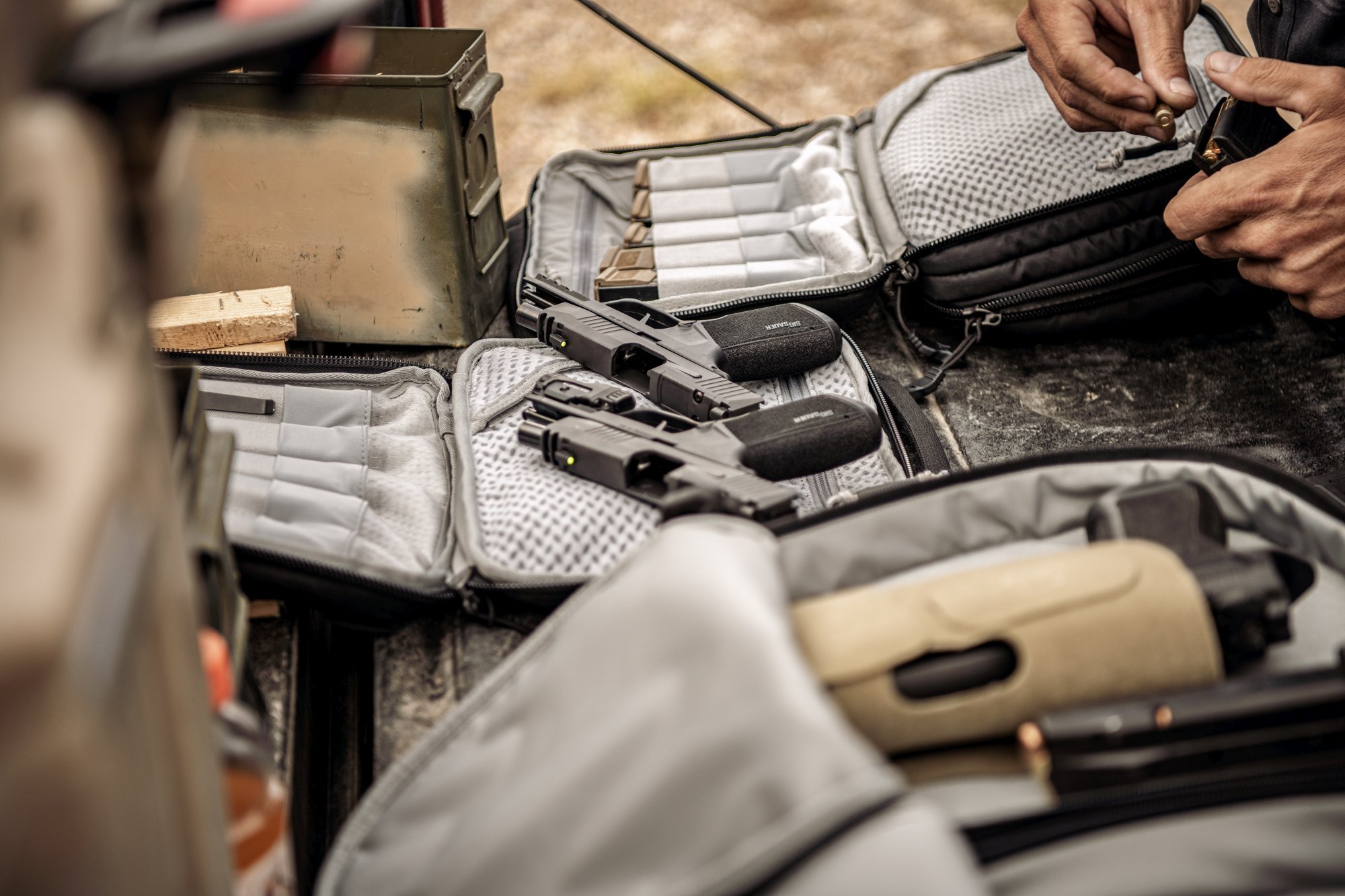 sig-sauer: Die neuesten Waffen testschießen, das können Sie beim SIG Sauer Range Day am 25. Mai 2024 im Aimcenter Irschenberg