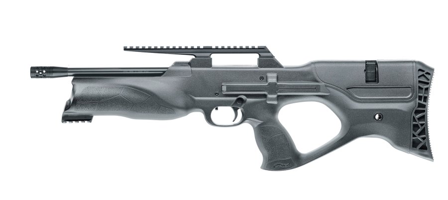 Neu von Umarex: Luftdruck-, Airsoft- und Schreckschuss – freie Waffen für 2021 Walther Reign M2 komplett von links.