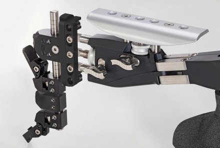 Umarex und Walther auf der IWA 2019 Der Hinterschaft des LG400 monotec