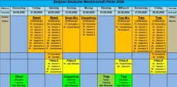 Zeitplan DM DSB 2026 Flinte
