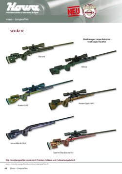 Neues von WAIMEX: Der Großhändler und Importeur erweitert sein Angebot um weitere Hersteller und Produkte Übersichtsseite zu HOWA aus dem WAIMEX-Katalog 2021