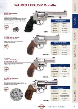 Neuer WAIMEX Katalog für 2025! Wir haben reingeschaut und schaffen den Überblick S&W im WAIMEX Katalog für 2025.