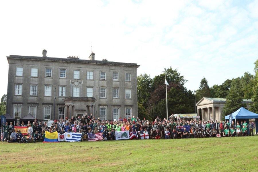 Gesamtfeld der WM-Teilnehmer Field Target 2025 in Armagh/Nordirland