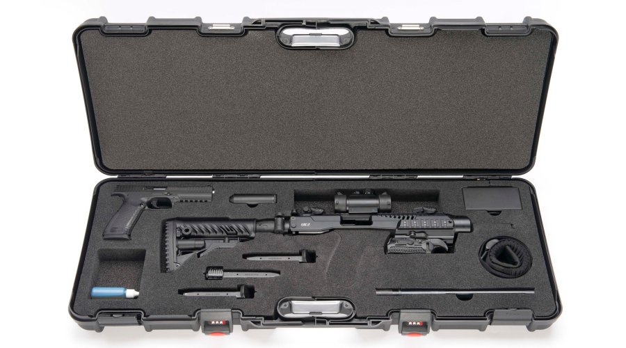 Arsenal Firearms S.r.l. offers the LRC-2 carbine conversion kit for the "Strike One" pistol