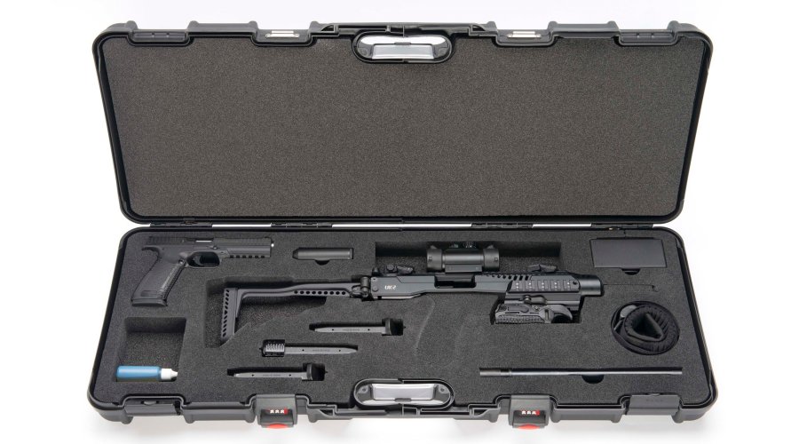 Arsenal Firearms S.r.l. offers the LRC-2 carbine conversion kit for the "Strike One" pistol