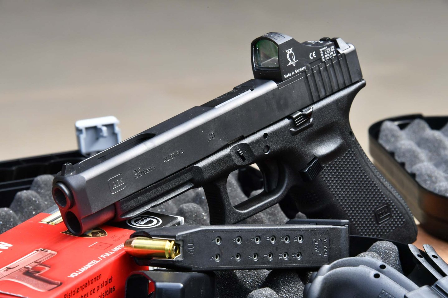 Brownells Rabattaktion auf GLOCK Zubehör GLOCK G35 MOS Pistole