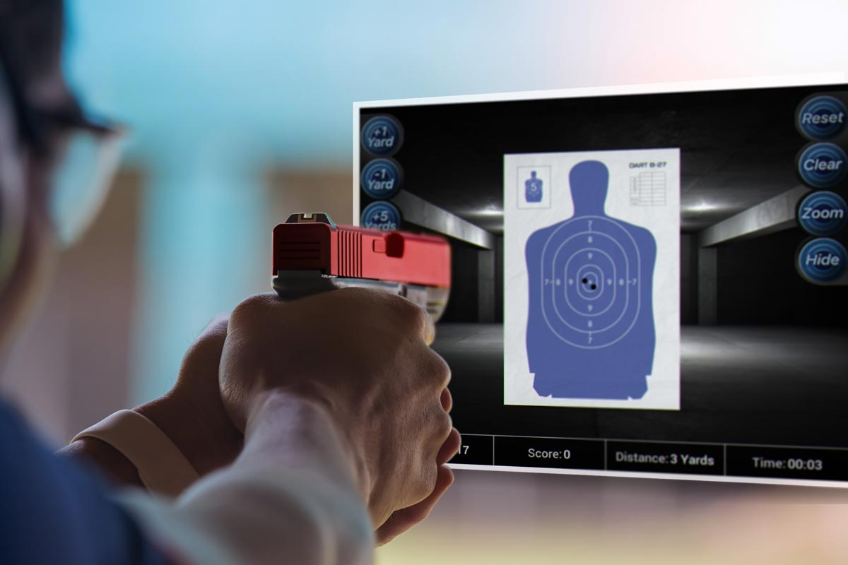 schiesstraining: Schießtraining für Profis und für Zuhause: DART Trainings-Simulator