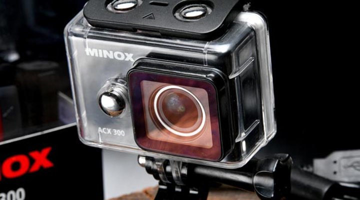 MINOX Action Cam ACX 300 im Test MINOX ACX 300 mit Unterwassergehäuse