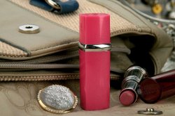 Pinke Produkte für die Selbstverteidigung Pinker Lippenstift-Alarm