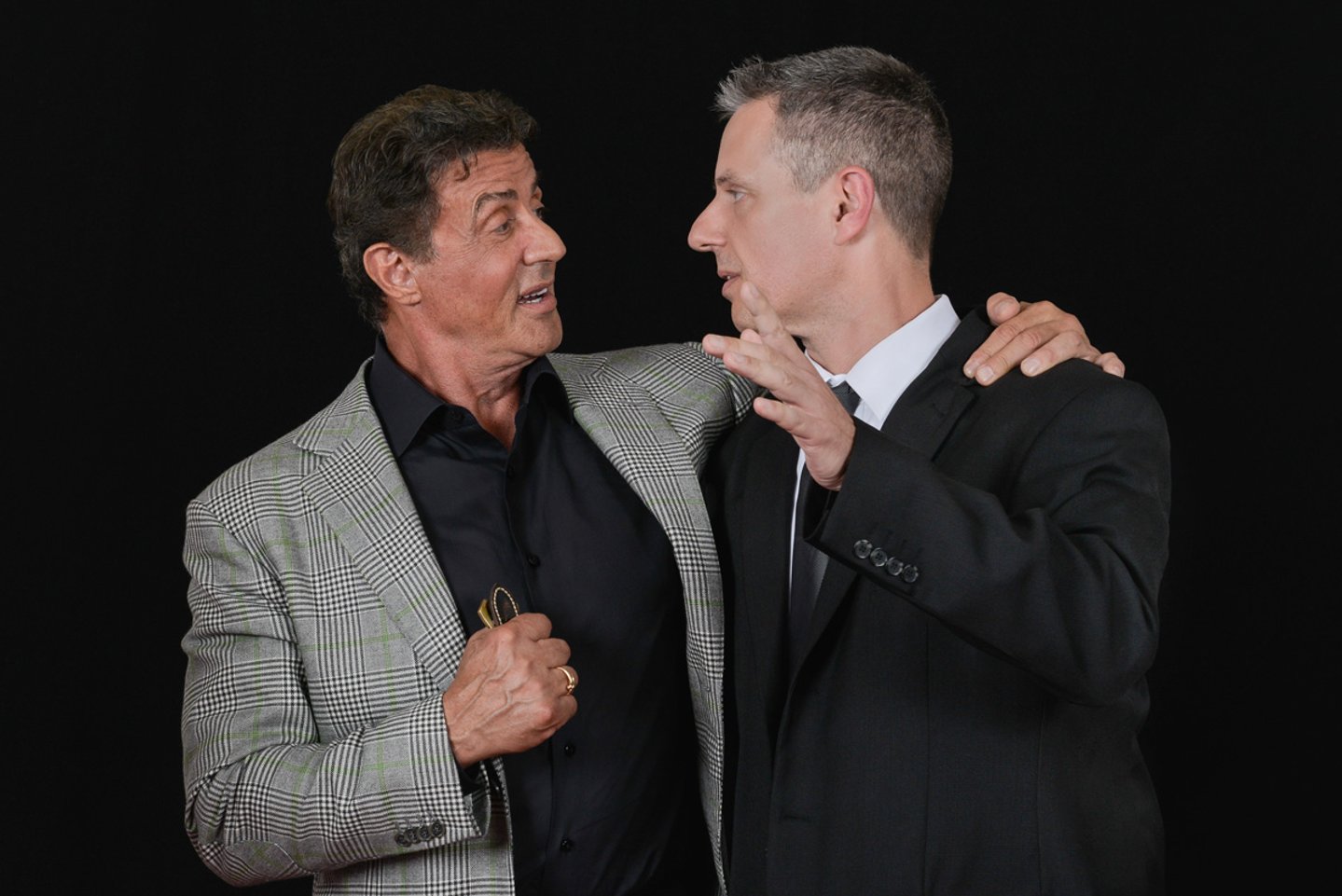 Sylvester Stallone trifft Dietmar Pohl