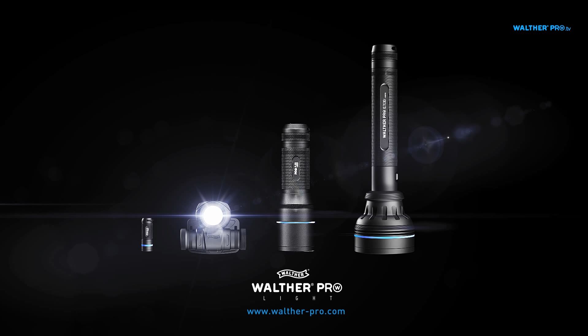 walther: WALTHER PRO LIGHTS - Lampenserie kommt ins Kino