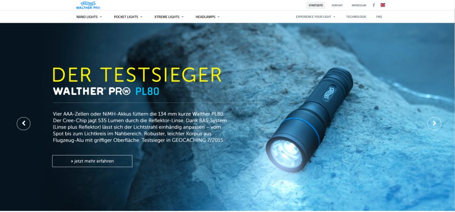 Walther Pro Lampen: ein Überblick Walther Pro Lampen: ein Überblick
