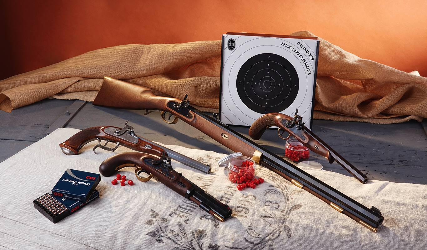 Im Test: Zimmer-Trainingssysteme von Artax und Pedersoli für Vorderlader