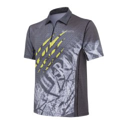 Beretta Competition 2024: Die neue Kollektion mit innovativer Funktionsbekleidung für alle dynamischen und bewegungsintensiven Schießsportarten Frontansicht des Beretta Poloshirts Rush Scratch.