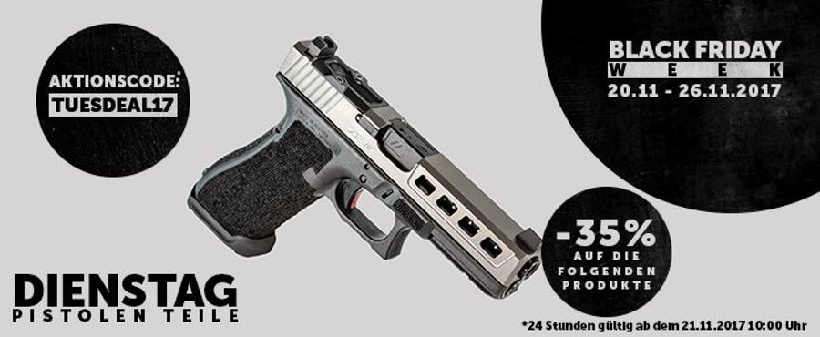 Brownells Deutschland Rabattaktion Black Friday Week Rabatt am Dienstag bei Brownells