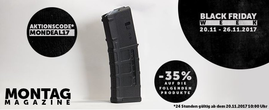 Brownells Deutschland Rabattaktion Black Friday Week Rabatt am Montag von Brownells