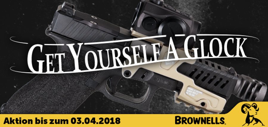 Brownells Rabattaktion auf GLOCK Zubehör Rabattaktion von Brownells