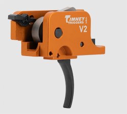 Neu bei Ferkinghoff International: Timney Abzug der zweiten Generation für alle CZ Scorpion Modelle Blick von vorn in den Timney Trigger Scorpion Gen2.