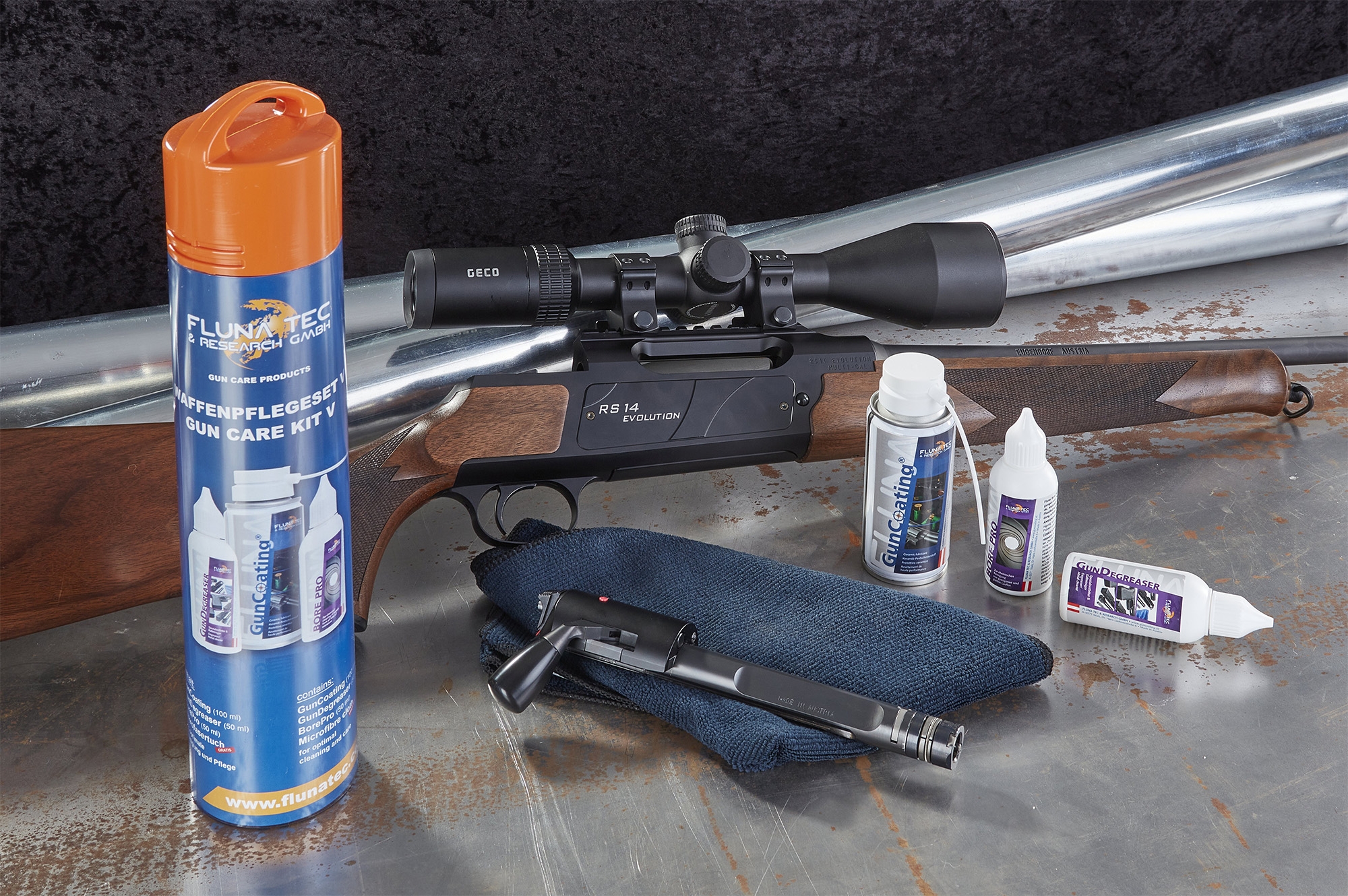 fluna tec: Fluna Tec Waffenpflege-Set V für Langwaffen: Die Rundumpflege für alle Gewehre und Flinten fluna tec: Fluna Tec Waffenpflege-Set V für Langwaffen: Die Rundumpflege für alle Gewehre und Flinten