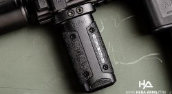 Zubehör von HERA Arms: Die Topseller-Accessoires im Überblick – Magazine, Schäfte, Griffe und Kompensatoren HERA HFG-Griff für Picatinny-Schienen.