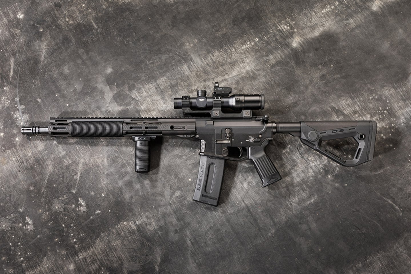 Zubehör von HERA Arms: Die Topseller-Accessoires im Überblick – Magazine, Schäfte, Griffe und Kompensatoren Büchse auf AR-Basis von HERA Arms.