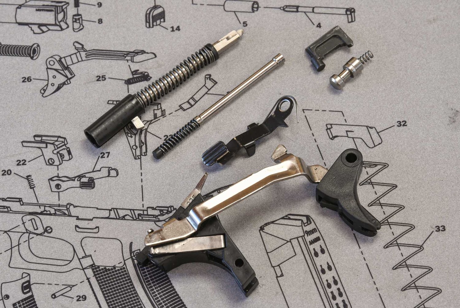 Laser Ammo Dry Fire Reset Trigger