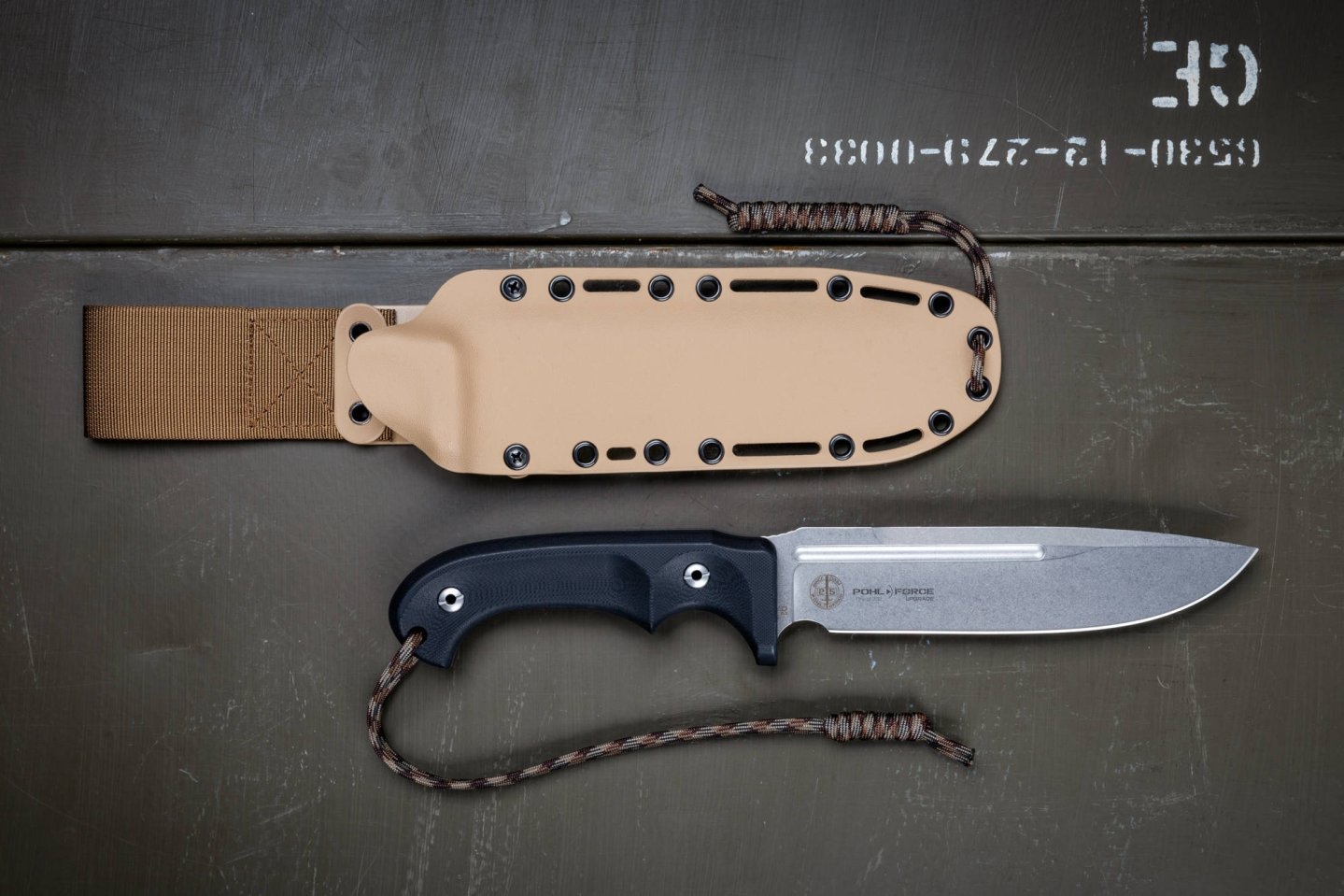 Magnum Collection 2020 Pohl Force Upgrade mit Scheide in der Draufsicht