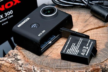 MINOX Action Cam ACX 300 im Test MINOX ACX 300 Action Cam mit Akku