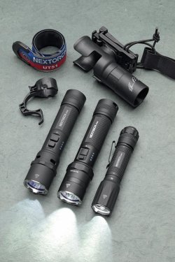 extorch P86 (l.) und P84 (m.) und die TA30C (r.).