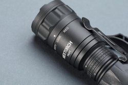 Nextorch TA21: Besonders kompakte und leichte Taschenlampe im Test Der drehbare Lampenkopf der Nextorch TA21.