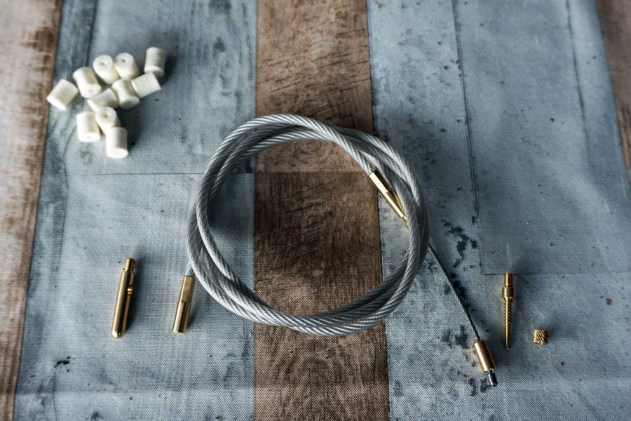 Das aufgewickelte, komplette RAMFELT Rope System.