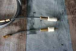 Die Flex Tip des RAMFELT Rope System mit Reinigungsfilzen.